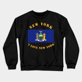 Flag - New York - I love New York Crewneck Sweatshirt